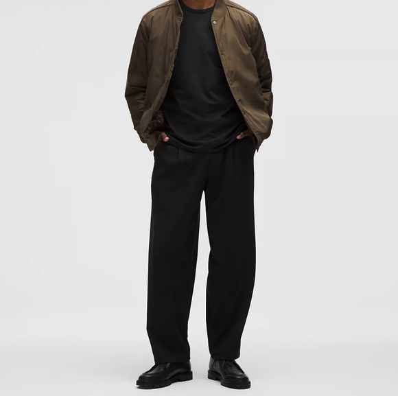 lululemon athletica Other - NWT Lululemon Men's Daydrift Relaxed-Fit Pleated Trouser Regular Black